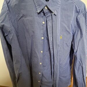Polo by Ralph Lauren Navy Checkered Shirt